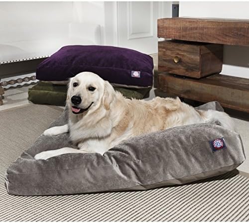 Majestic Pet Rectangular Dog Bed, X-Large, 50x42x5 in, Washable, Marine