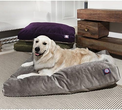 Majestic Pet Rectangular Dog Bed, X-Large, 50x42x5 in, Washable, Marine