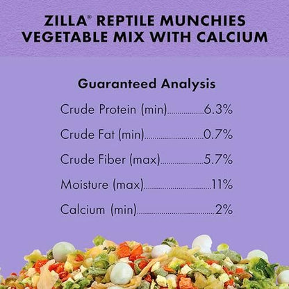Zilla Reptile Munchies Vegetable and Fruit Mix, 4 Oz