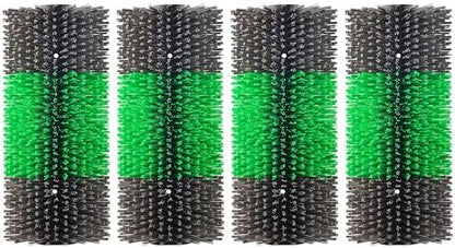 4PCS Livestock Scratch Brushes, Green (Including 304 Stainless Steel Screws, Best Firm Bristle Brushes, Suitable for Horses, Cows, Sheep, Pigs, Deer etc.)