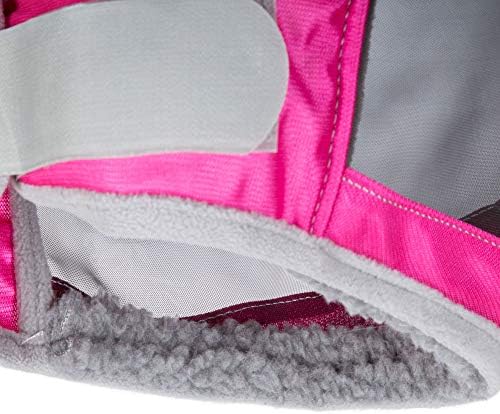 Harrison Howard CareMaster Pro Luminous Horse Fly Mask Large Eye Space Full Face Standard with Nose No Ears Flamingo Extra Full Size