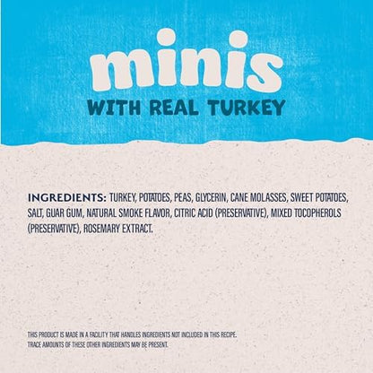 Natural Balance Limited Ingredient Mini-Rewards Turkey Grain-Free Dog Training Treats for Dogs | 5.3-oz. Canister (Pack of 2)