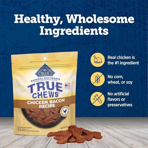Blue Buffalo True Chews Chicken Bacon Dog Treats, 22 oz