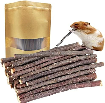 ANDES Natural Apple Sticks, Molar Chew Toys for Rabbit Bunny10oz(300g)