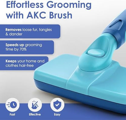 AKC Self-Cleaning Slicker Brush for Dogs & Cats, All Coat Types