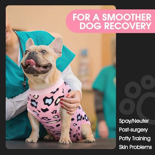 FUAMEY Dog Recovery Suit, Soft Surgical Suit for Dogs Onesie for Surgery