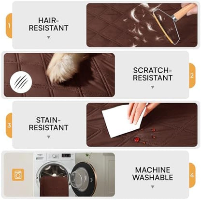Luciphia Waterproof Couch Cover for Dogs, Non-Slip Pet Sofa Protector
