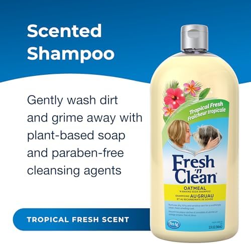PetAg Fresh 'n Clean Oatmeal 'n Baking Soda Shampoo, 32 oz.