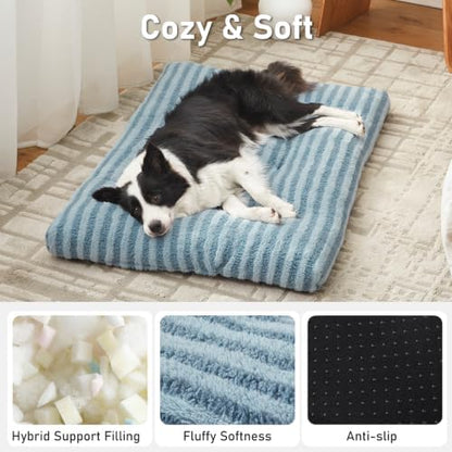 FURTIME Washable Small Dog Bed, Deluxe Dog Crate Beds