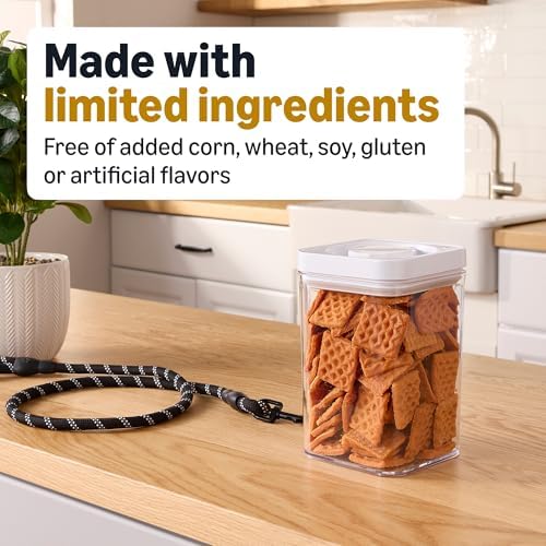 Amazon Basics Dog Treats Chicken and Waffle Bites 24oz (Previously Wag)