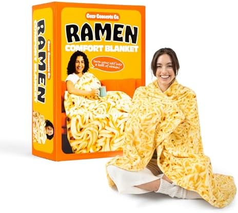 WHAT DO YOU MEME? Cozy Concepts Co. Ramen Comfort Blanket by Relatable