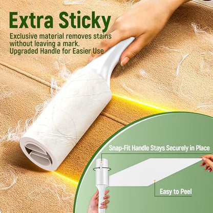 Lint Roller Refills for Pet Hair, 600 Sheets, Standard Size