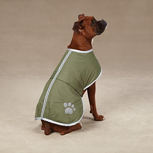 Zack & Zoey Polyester Nor'easter Dog Blanket Coat, X-Large, Chive
