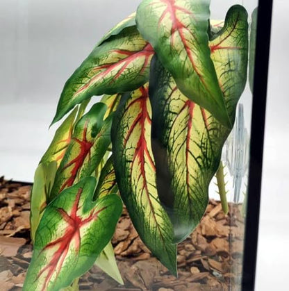 Reptile Plants for Terrarium, Reptile Tank Decor,Artificial Plants