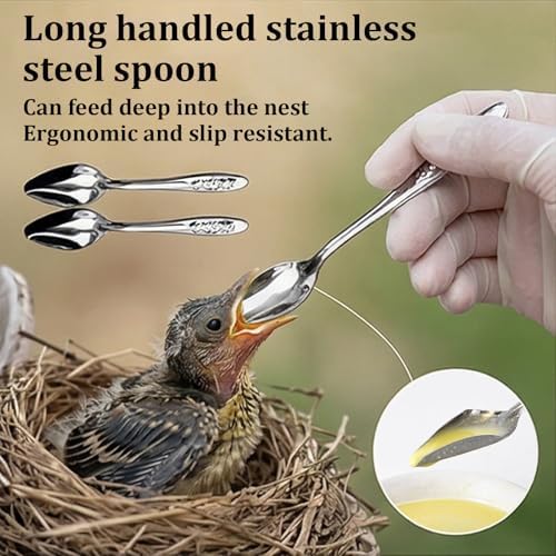 Baby Bird Feeding Syringe Set, Small Pet Parrot Feeding Tubes for Birds, Hand Feeding Tubes Kit Parrot Feeder Food Feeding & Watering Supplies for Small Pet Baby Birds (23 Pcs)