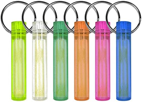 GEAR AID Ni Glo 2” UV Rechargeable Glowing Keychain – Multi-Purpose Glow-in-the-Dark Accessory for Camping