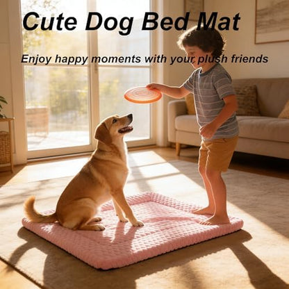 Dog Bed Mat - Reversible Dog Crate Bed Mats, Soft & Breathable Kennel Pad, Durable Crate Bed for Small Medium Large Dogs & Cats