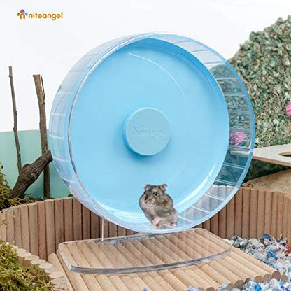 Niteangel Super-Silent Hamster Exercise Wheels: Quiet 10 inch Running Wheel