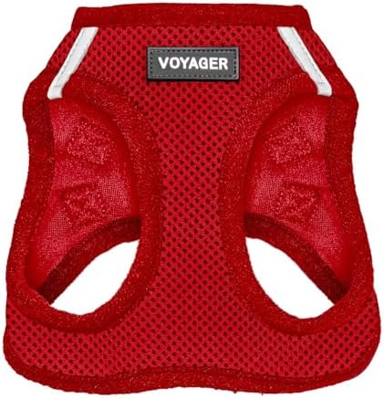 Voyager Step-in Air Dog Vest Harness - Red, Medium
