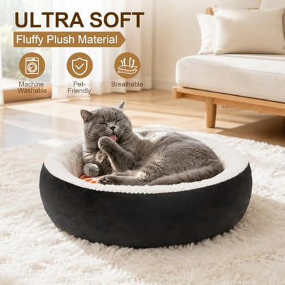 Sushi Cat Bed, Calming Small Dog Bed 21in, Washable