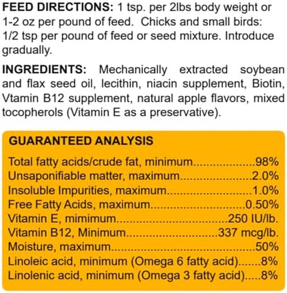 Healthy Coat Kickin Chicken Feed Supplement, Quart, for Better Plumage, Eggs, Immune System, and Attitude