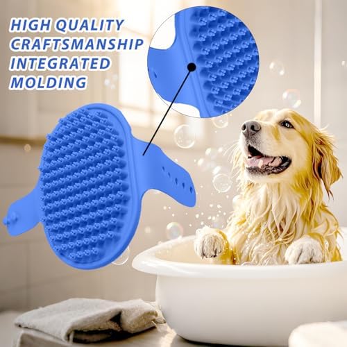 NVNAN Pet Shampoo Brush and Massage Bath Brush