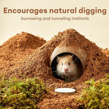BUCATSTATE 5L Natural Coco Fiber Hamster Bedding
