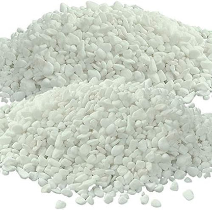 Aquarium Decorative Sands White Gravel Pebbles Fit for Aquariums Terrarium Garden Flowerpot Glassware Vases Decoration,2 Lbs
