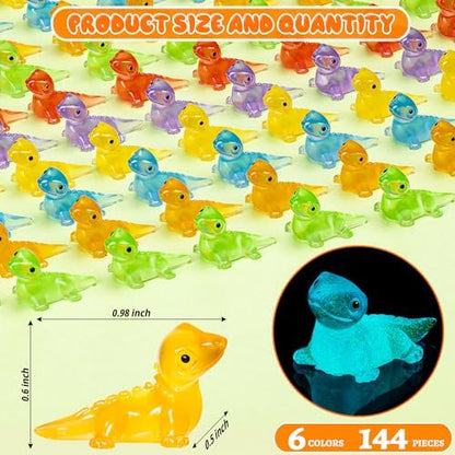 144PCS Luminous Mini Resin Lizards Tiny Lizards for Micro Moss Landscape