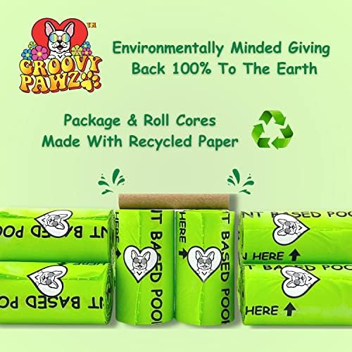 Certified Compostable Dog Poop Bags, 120 Count, Plant Based, Eco Friendly, Extra Strong, Leakproof, No Odor, Pet Supplies