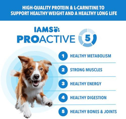 IAMS Proactive Health Healthy Weight Dry Dog Food, Chicken, 38.5 lb