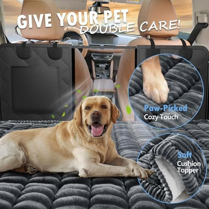 Dog Bed for Car Back Seat, Non-Slip Backseat Pet Mat Standard, 51''X23.5''