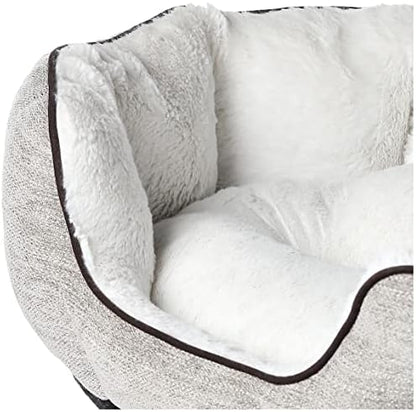 MidWest Homes for Pets Small QuietTime Deluxe Pet Bed- Evergreen/Fur