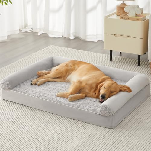 BFPETHOME Orthopedic Washable XLarge Dog Bed for Senior Dog Cozy Sleep