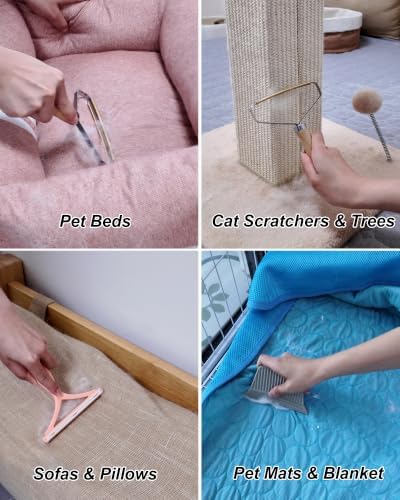 6-Pack Pet Hair Removal Tool, Cat Hair Remover Furniture