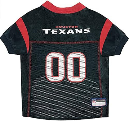 Pets First NFL Houston Texans Dog Jersey, Size Medium, Football Shirt Costume for Pet, Dog Sports T-Shirt, NFL Team Clothing for Cats, Licensed Pet Apparel Available in 7 Sizes and 32 Teams