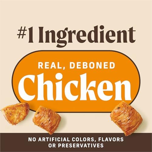 Merrick Power Bites Real Chicken Recipe Dog Treats, 6 oz Bag