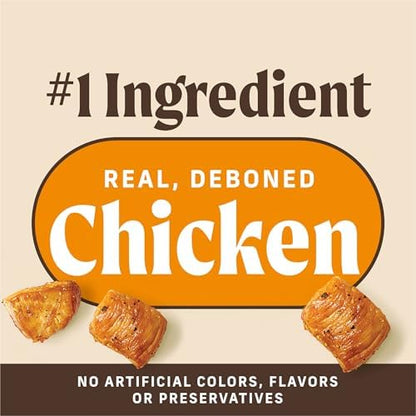 Merrick Power Bites Real Chicken Recipe Dog Treats, 6 oz Bag
