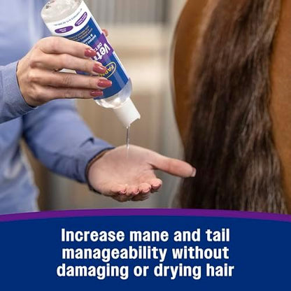 Farnam Vetrolin Detangler and Conditioner for Horse Manes and Tails, 12 Oz