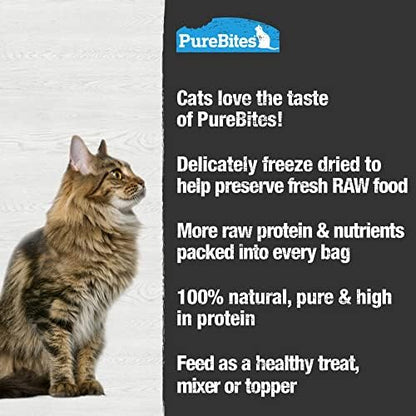 PureBites Tuna Single Ingredient Freeze Dried Cat Treats, 0.88 oz