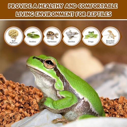 Legigo 2 Pack Coconut Husk for Reptiles, Natural Coconut Fiber Substrate