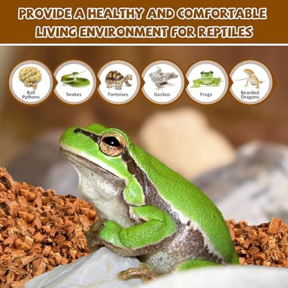 Legigo 2 Pack Coconut Husk for Reptiles, Natural Coconut Fiber Substrate