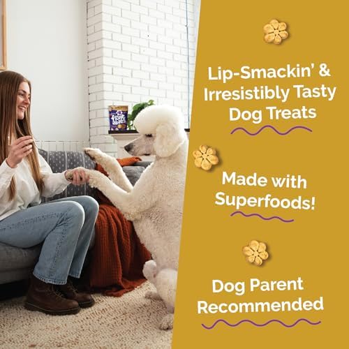 Fruitables Baked Dog Treats, Low Calorie Treats, Chicken & Cranberry, 20oz