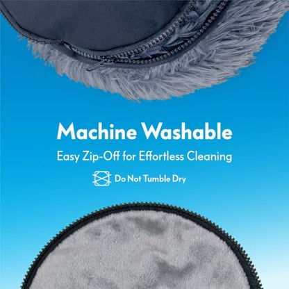 Paw Inspired Furr-O Burrowing Pet Bed Enrichment, Removable Base, Dark Gray