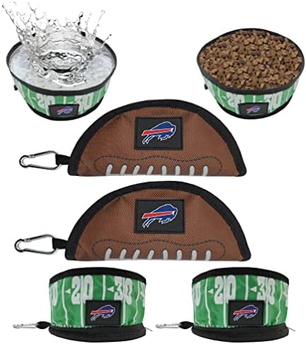 Pets First NFL Collapsible Pet Bowl