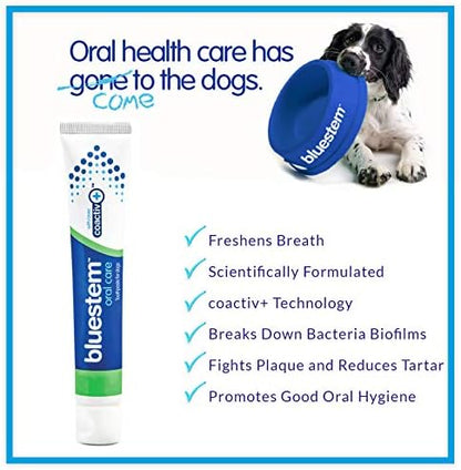 Dog Toothpaste : Vanilla Mint Flavor Tooth Paste for Dogs. Teeth Brushing Cleaner Pet Breath Freshener Oral Care Dental Cleaning Kit. Tartar & Plaque Remover Brushes