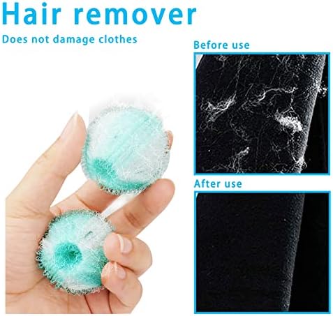 8PCS Pet Hair Remover and Laundry Ball Set, Reusable Dog Hair Remover for Laundry, Lint Catcher Laundry Ball in Washing Machine, Pet Hair Catcher for Clothes, Bedding