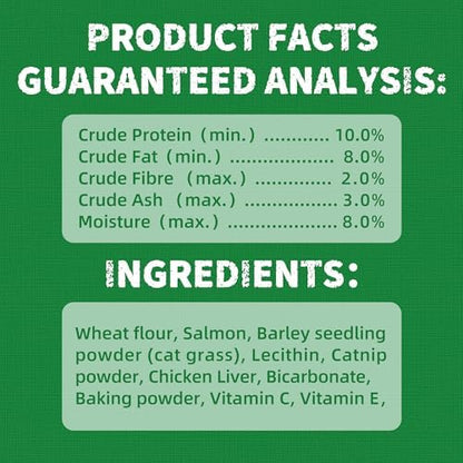Just Try 36 OZ Cat Grass Treats for Indoor Cats Hairball Control