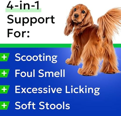 BARK&SPARK Dog Anal Gland Treatment Chews - AnalGland Support Supplement