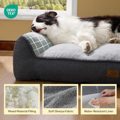 Bedsure SupportMax™ Extra Thick Orthopedic XL Dog Bed for Extra Large Dogs